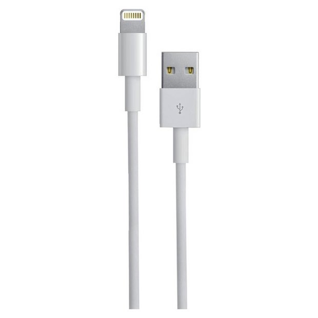 Buy Apple Lightning to USB 1 Metre Cable | Mobile phone chargers | Argos