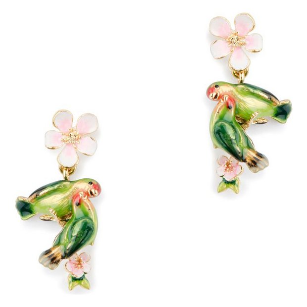 Lovebird earrings on sale