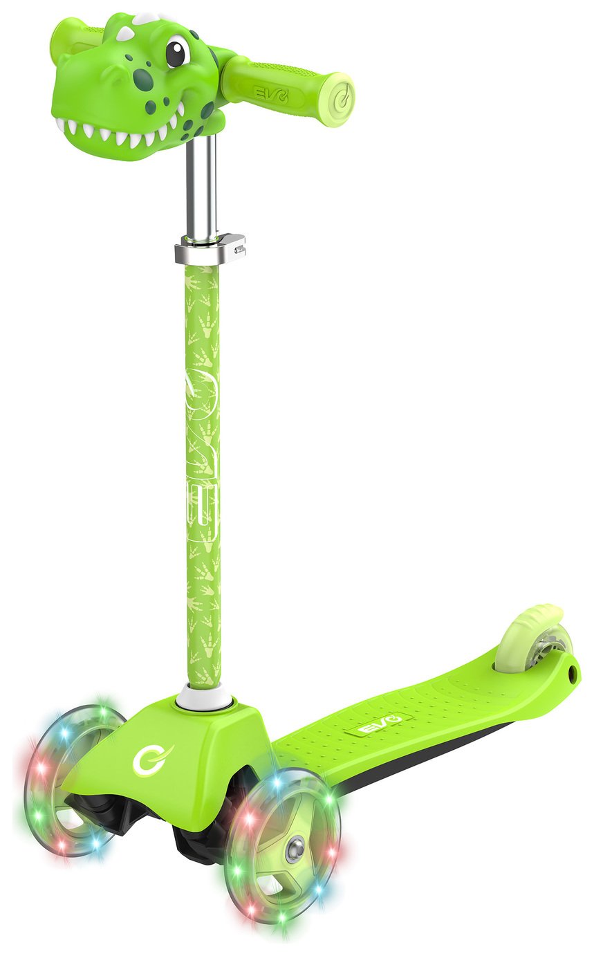 EVO Dino Mini Cruiser 3 Wheel Scooter - Green