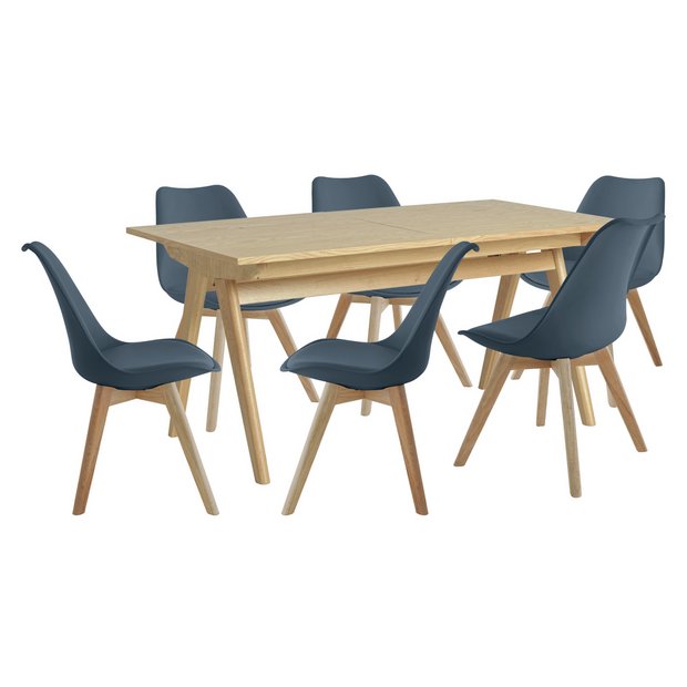 Argos navy store chair