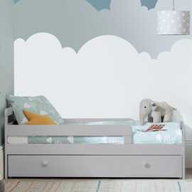 Habitat Ellis Toddler Bed Frame with Drawer - Grey
