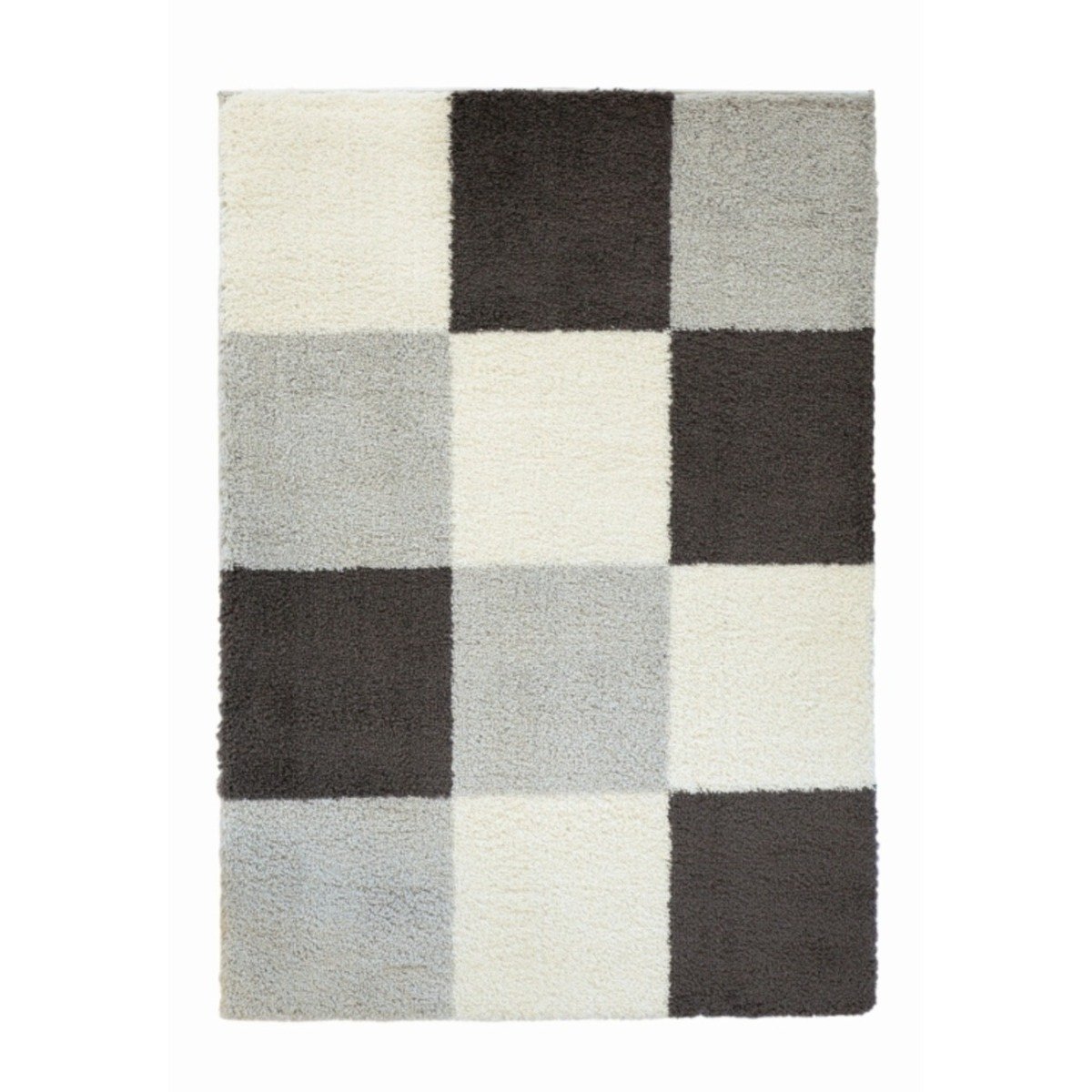 Mega Flooring Grey Shaggy  Rug - 120 x 170cm