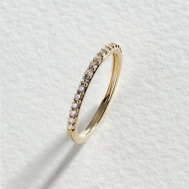 Argos gold sale eternity rings