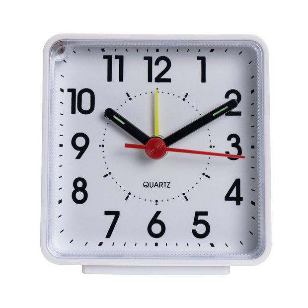 Battery Operated Clock Mechanism Argos Buy Habitat Analogue Alarm