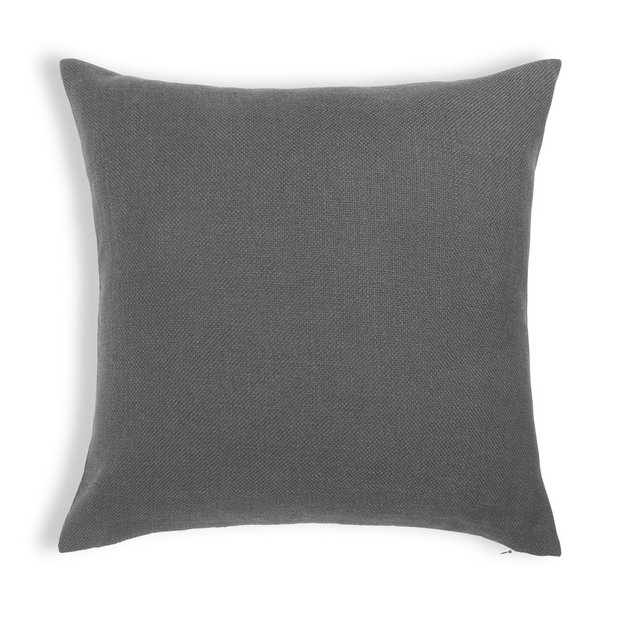 Buy Habitat Basket Weave Cushion Cover Grey 43x43cm Cushions Argos