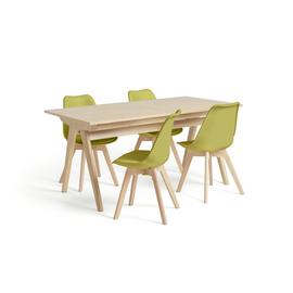 Results for butterfly extendable dining table and 4 stacking chairs