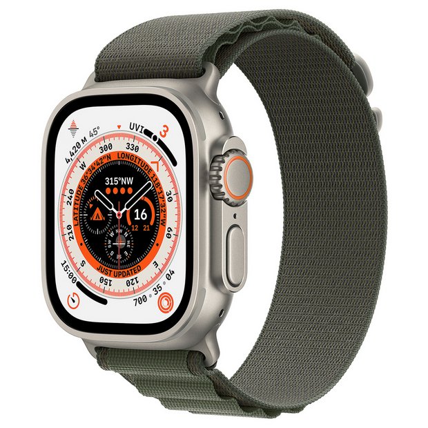 Buy Apple Watch Ultra 49mm Titanium Case Green Small Fitness