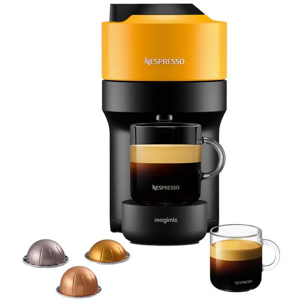 indarbejde klo Roux Buy Nespresso Vertuo Pop Pod Coffee Machine by Magimix - Yellow | Coffee  machines | Argos