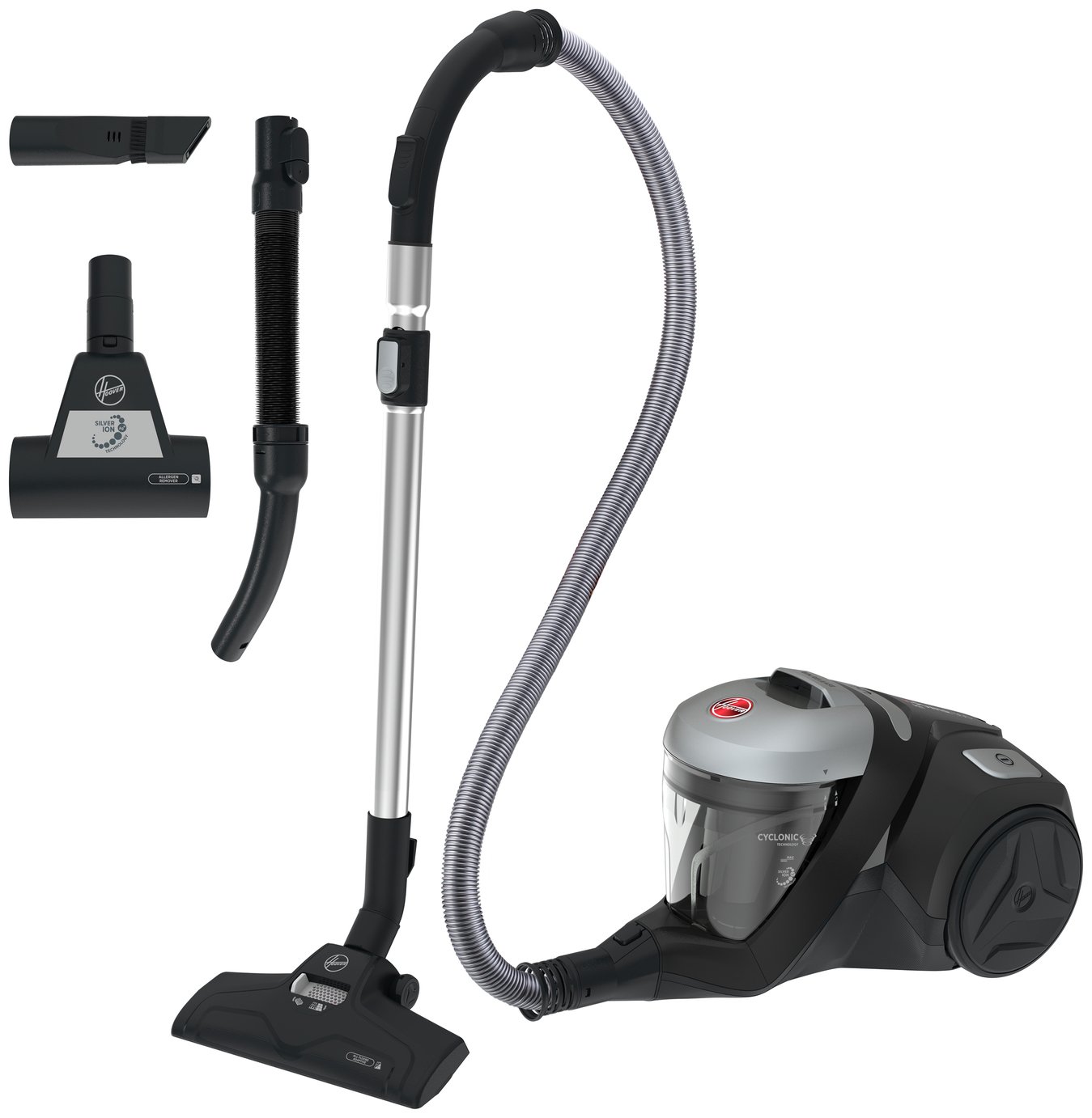 Hoover HP3 HEPA Pet Corded Bagless Cylinder Vacuum Cleaner