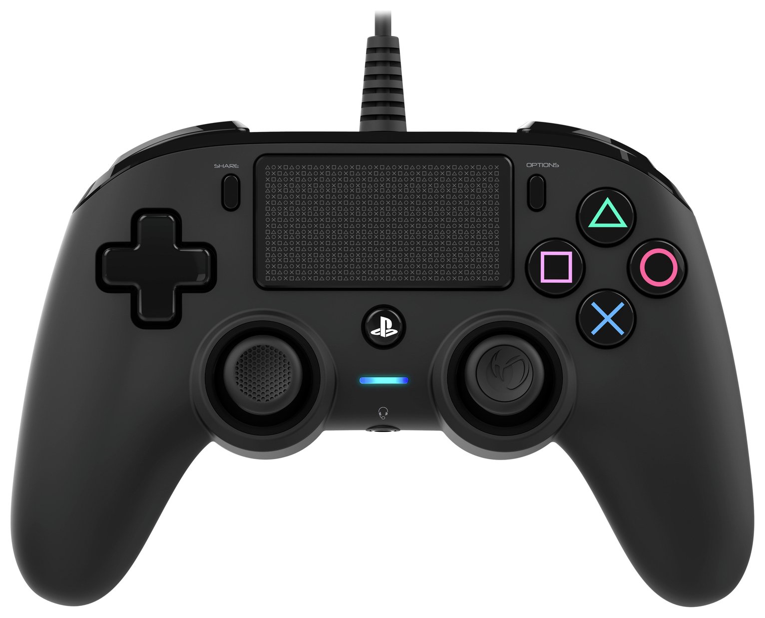 Nacon Official PS4 Wired Compact Controller - Black