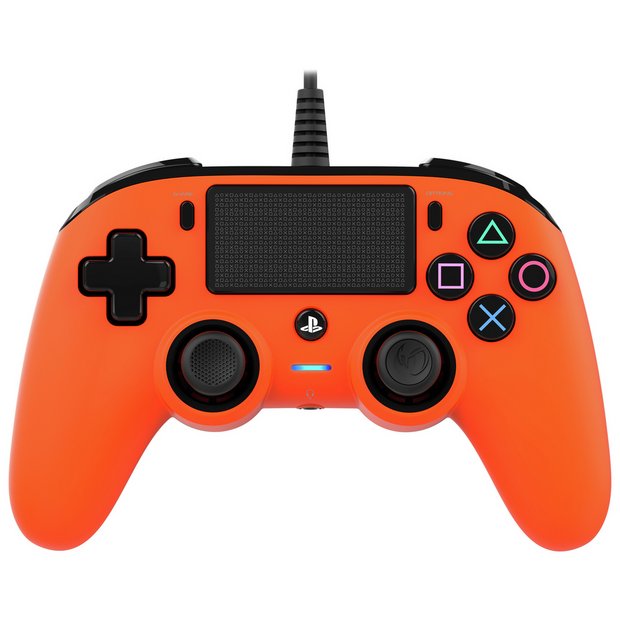 Buy Nacon Official Ps4 Wired Controller Orange Ps4 Controllers And Steering Wheels Argos