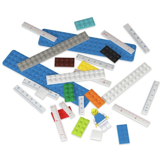 Lego 2.0 Ruler With Minifigure