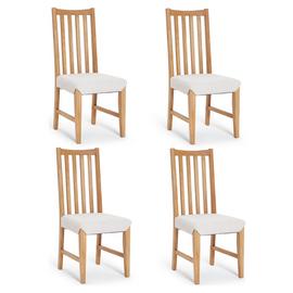 Habitat Rosmond Wood Dining Chairs - Oak