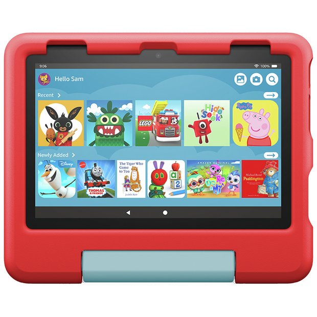 Buy Amazon Fire HD 8 Kids Tablet for 3-7, 8in 32GB - Red | Tablets