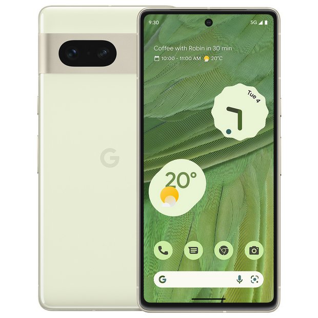 Buy SIM Free Google Pixel 7 5G 128GB Mobile Phone - Lemongrass