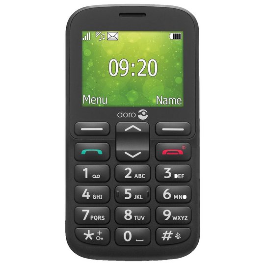 SIM Free Doro 1380 Mobile Phone - Black