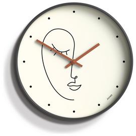 Jones Clocks Olivia Abstract Face Design Wall Clock - Grey