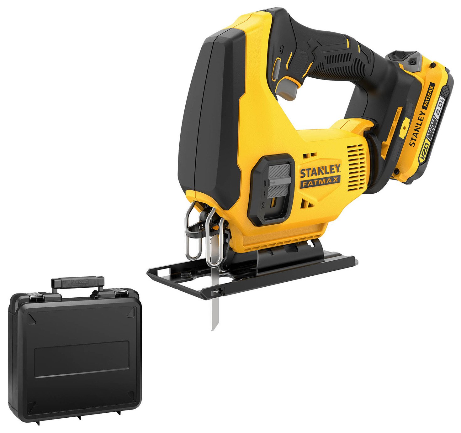 Stanley Fatmax SFMCS600D1K-GB 2Ah V20 Cordless Jigsaw - 18V