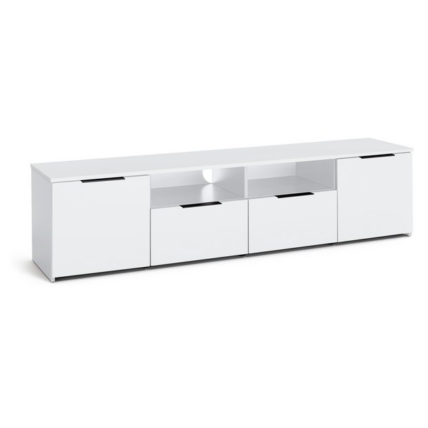 Argos white gloss store tv cabinet