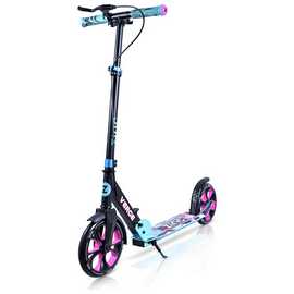 Zinc Verge Pro Foldable Big Wheel Scooter - Pink & Blue