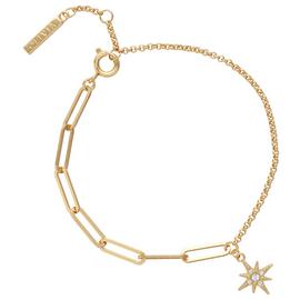 Olivia Burton Yellow Gold Plated Celestial Star Bracelet
