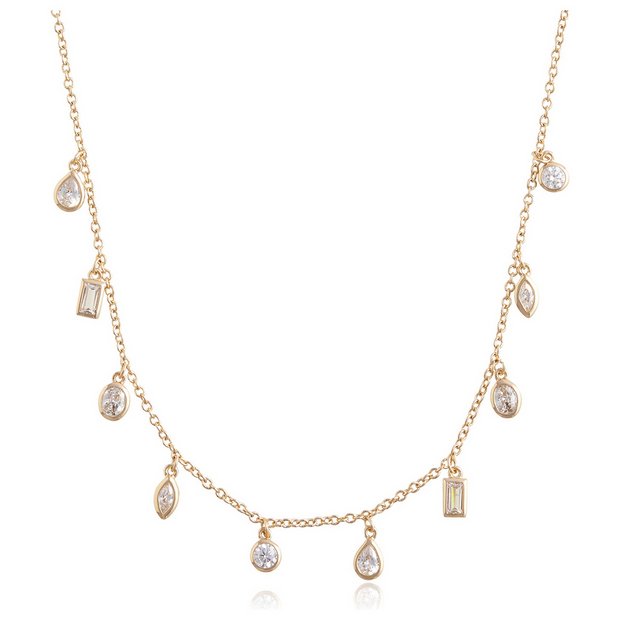 Buy Olivia Burton Gold Plated Cubic Zirconia Charm Necklace