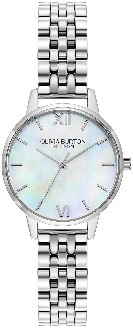 Olivia Burton Classic White And Silver Bracelet Watch