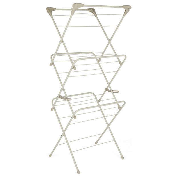 Good housekeeping 3 tier best sale indoor expandable clothes airer