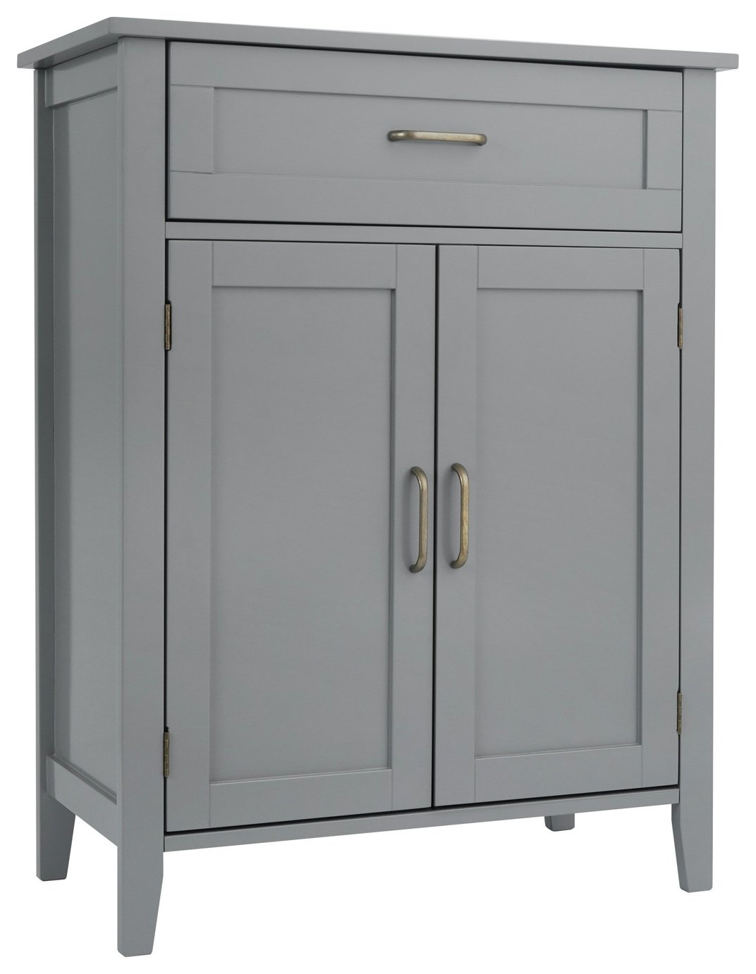 Teamson Home Mercer 2 Door 1 Drawer Cabinet - Grey
