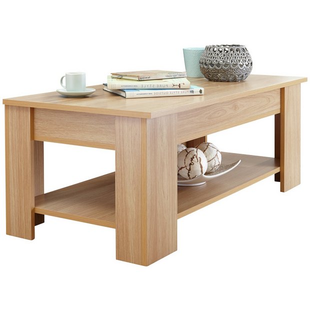 Buy GFW Lift Up Coffee Table - Oak | Coffee tables | Argos