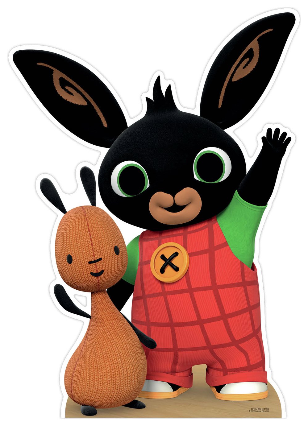 Star Cutouts Bing and Flop Star Mini Cardboard Cutout