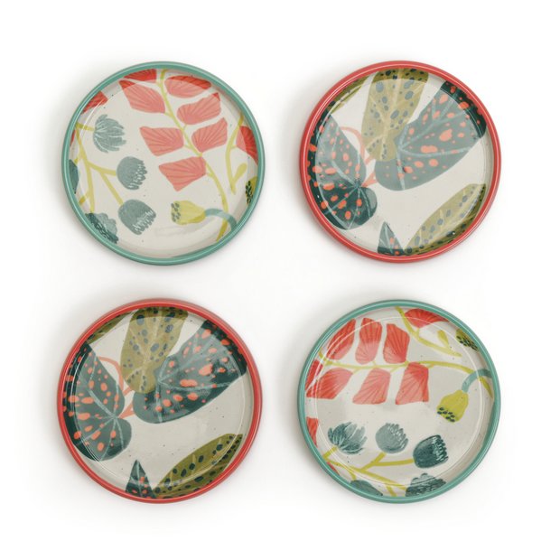 RAYS COASTERS set of 4 ceramic coasters