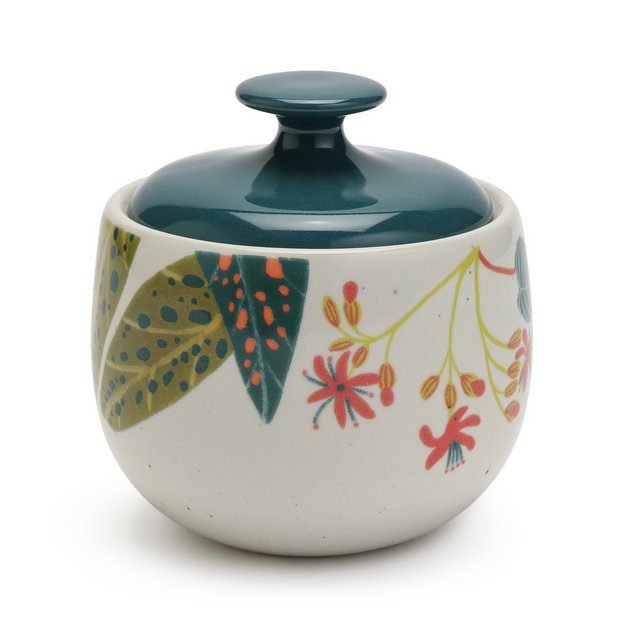 Buy Habitat x Kew Ceramic Sugar Pot, Storage jars