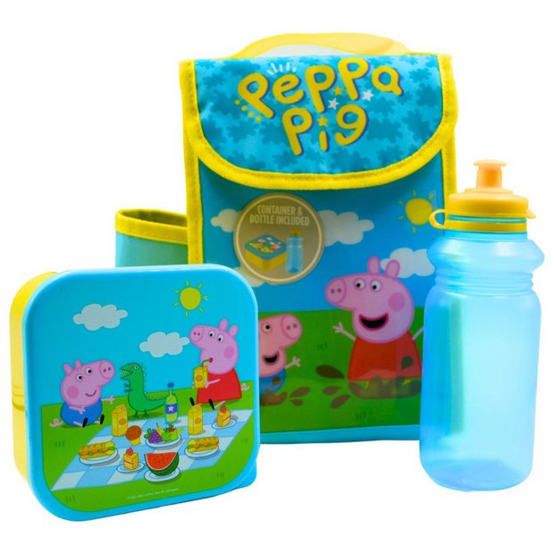 Buy Peppa Pig My First Lunch Bag and Bottle 580ml Lunch boxes Argos