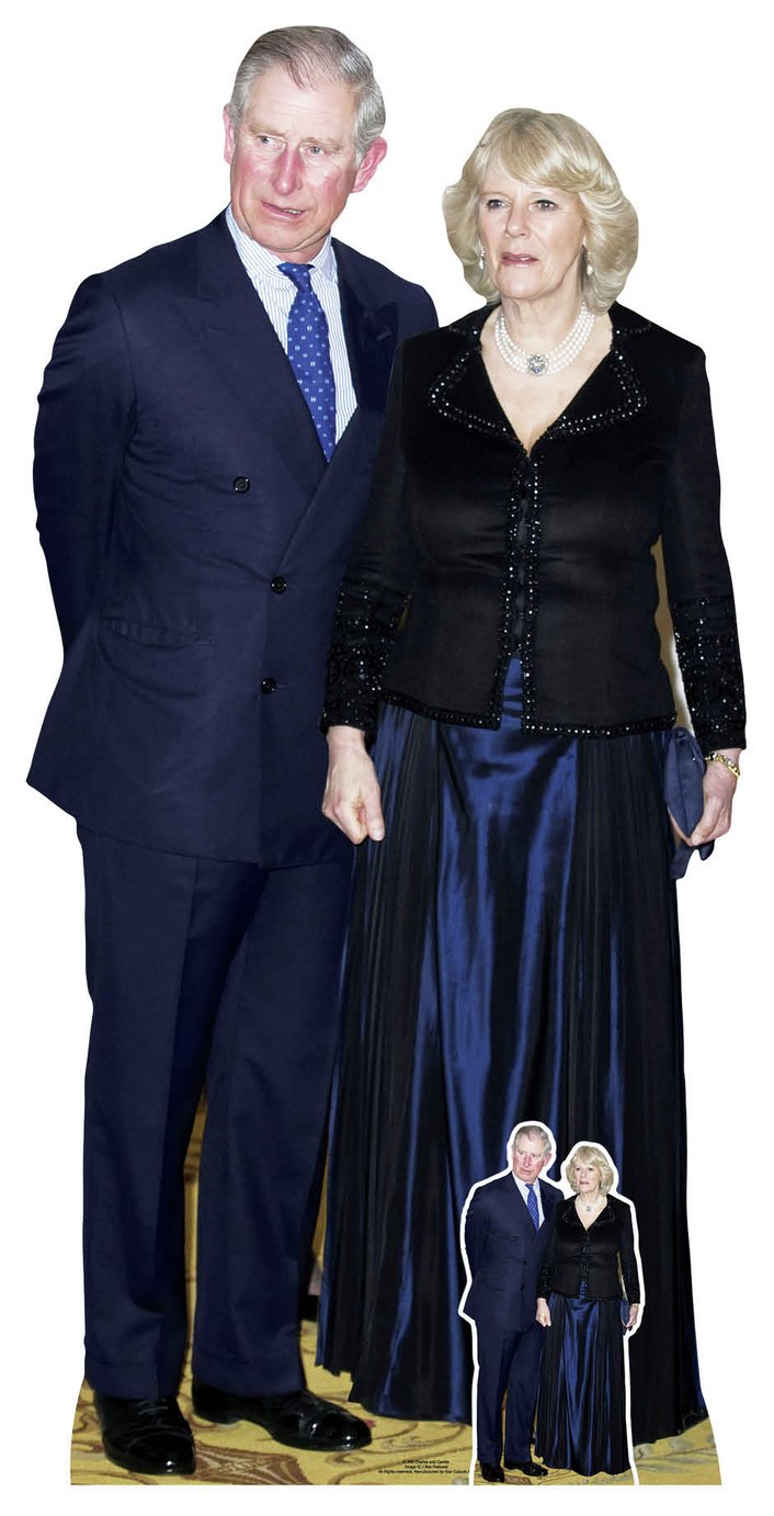 Star Cutouts King Charles Queen Camilla Cardboard Cutout