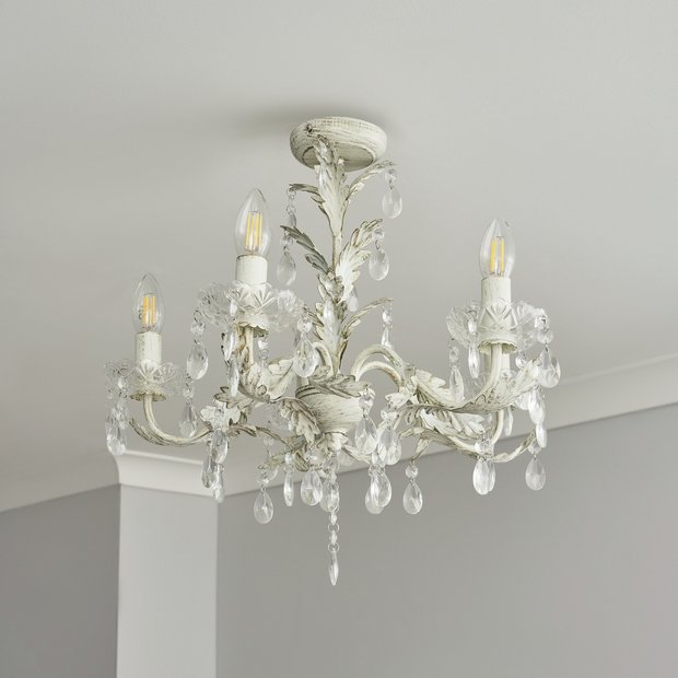 Silver chandelier deals argos