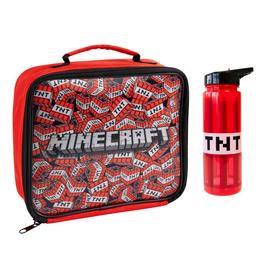Minecraft & TNT Combo Lunch Bag and Bottle - 750ml