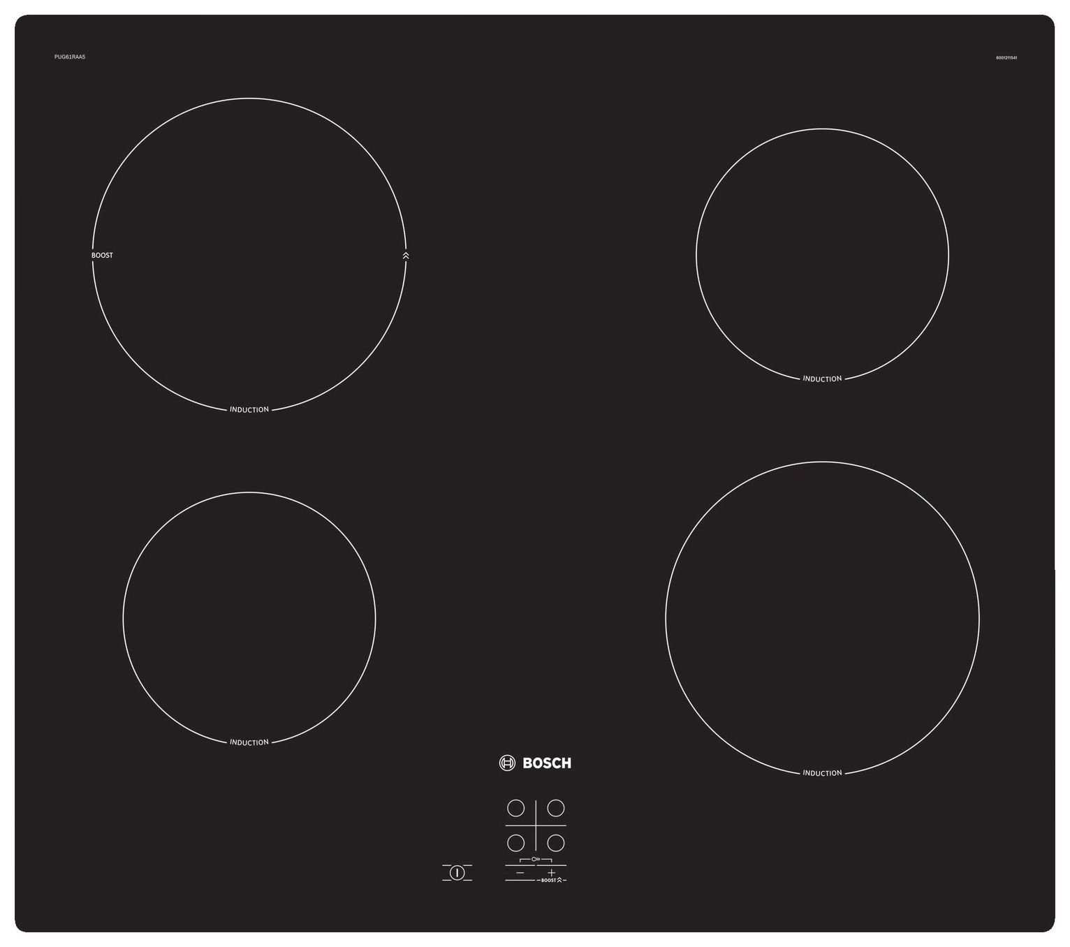 Bosch Series 2 PUG61RAA5B Induction Hob