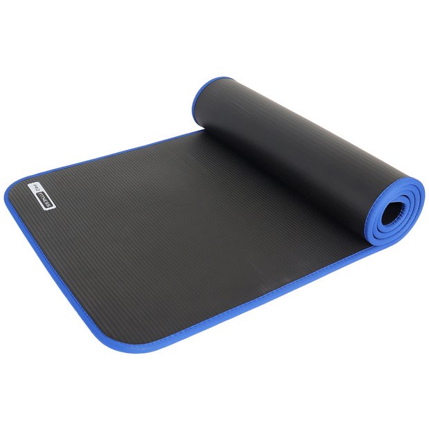 token weekend patroon Buy Pro Fitness 10mm Thickness Yoga Exercise Mat – Black | Exercise and yoga  mats | Argos