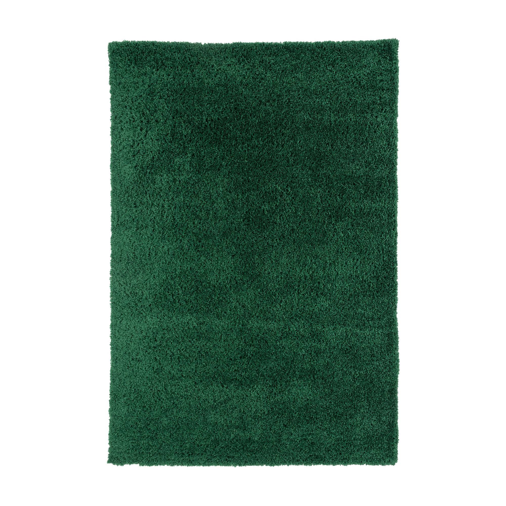 Kukoon Forest Green Super Soft Shaggy Rug - 120 x 170cm