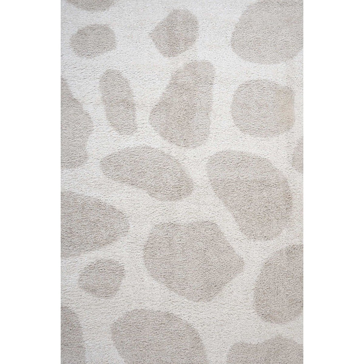 The Rugs Beige Moodi Pebble Shaggy Rug - 80 x 150cm