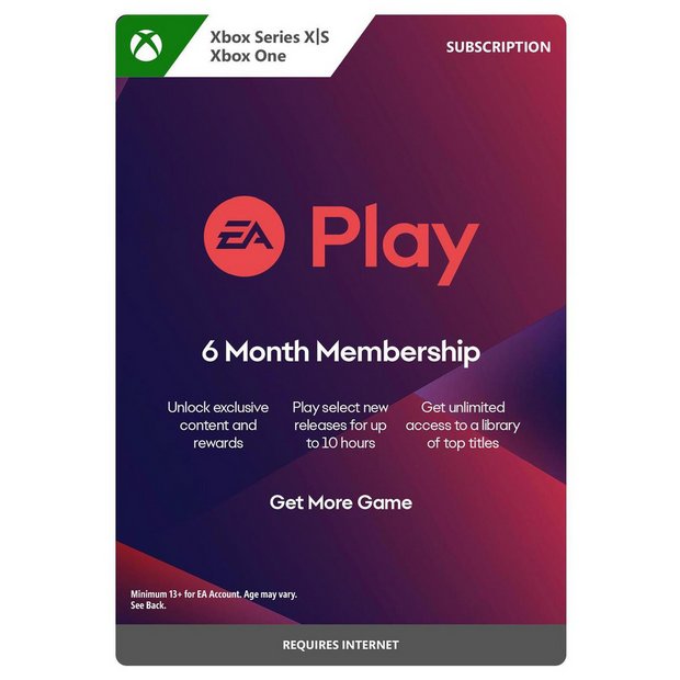 Buy EA Play 6 Month Xbox Subscription Digital Download Gift