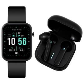 Reflex Active Series 13 Black Smart Watch and Ear Pod Set