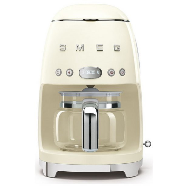 Buy Smeg DCF02 50's Style Retro Drip Filter Coffee Machine Cream