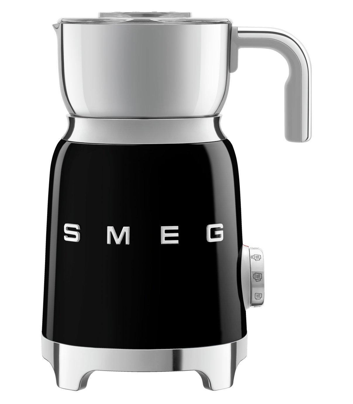 Smeg 600ml 50's Style Retro Multi Milk Frother – Black