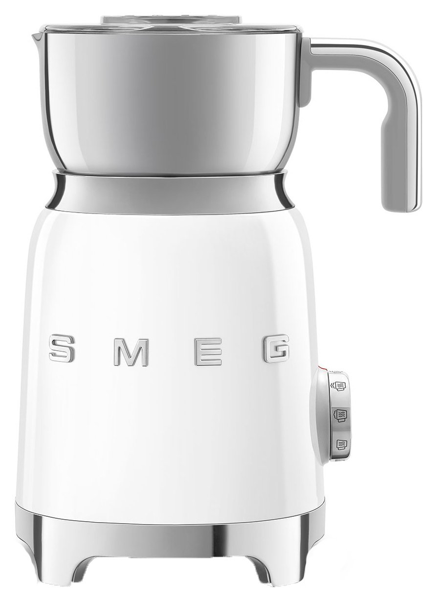 Smeg 600ml 50's Style Retro Multi Milk Frother - White