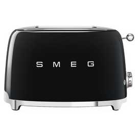 Smeg TSF01BLUK 50's Style Retro 2 Slice Toaster - Black