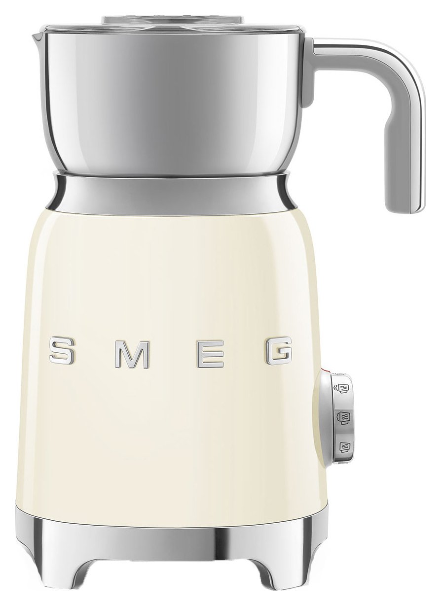 Smeg 600ml 50's Style Retro Multi Milk Frother – Cream