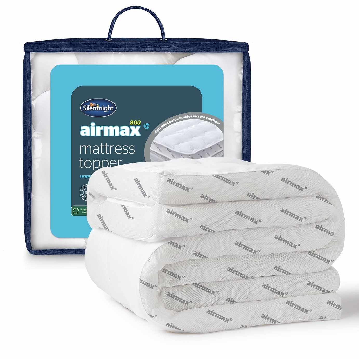 Silentnight Airmax 8cm Mattress Topper -Double