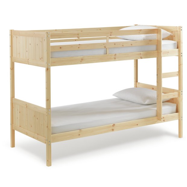 Pine bunk sale beds argos